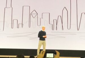 Tim on Stage