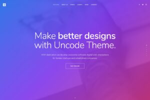 demo content homepage Classic Firm Uncode min