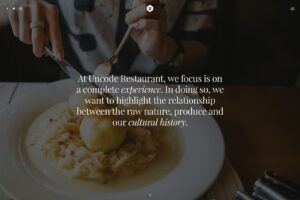 demo content homepage Classic Restaurant Uncode min