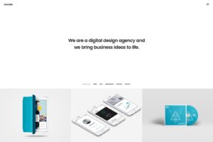 demo content homepage Portfolio Agency Uncode min