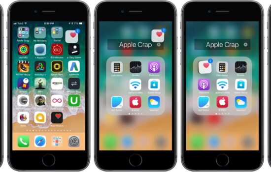iOS 11 add multiple apps to folder iPhone screenshot 002 scaled
