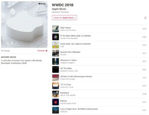 WWDC18 Playlist