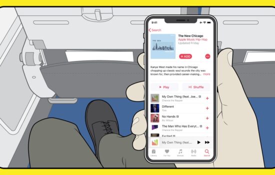 Apple Music takes flight on American Airlines Playlist animation 1 01302019