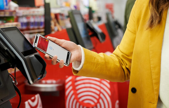 Apple Pay coming to partners Customer checking out with Apple Pay at Target 01222019 big