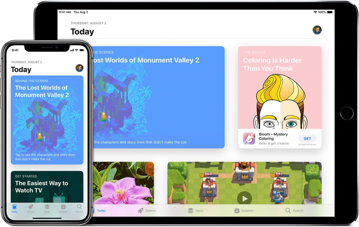 ios12 iphone x ipad pro app store today
