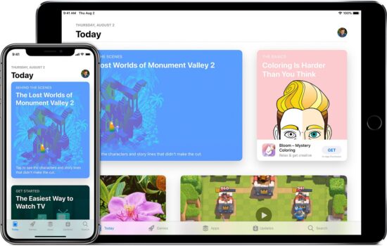 ios12 iphone x ipad pro app store today
