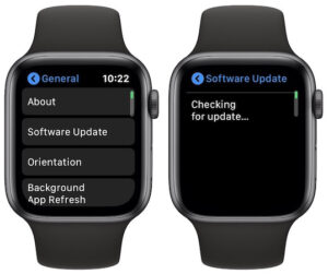 apple watch software update