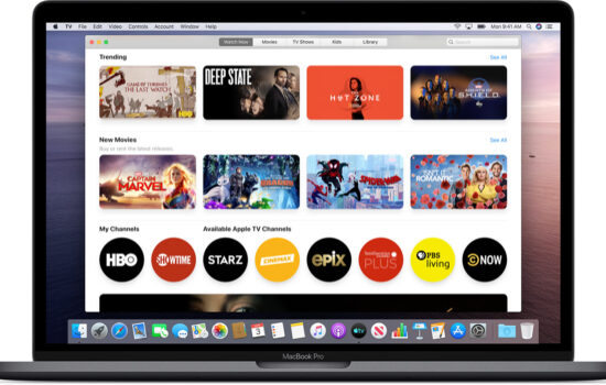 macos catalina tv watch now
