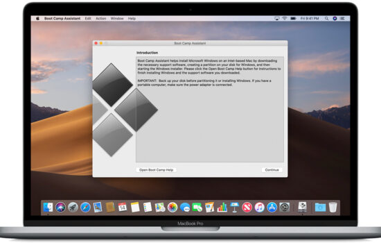 macos mojave macbook pro bootcamp hero