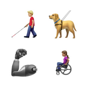 Apple Emoji Day Disability Arm Dog 071619 carousel