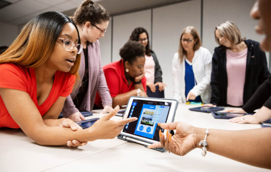 Apple Teacher Coding Academies in Houston work on app prototypes 08072019 big
