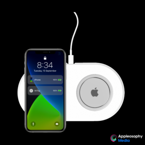 AirPower with AirTag and iPhone v2