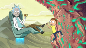 Rick and Morty Season 4 Episode 3 Climbing Wall