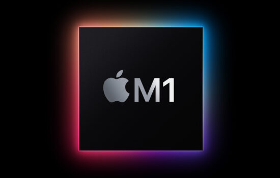A graphic of the Apple M1 chip