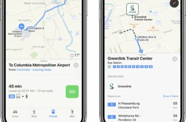 apple maps transit south carolina