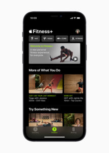 apple fitness plus launch menu yoga 12082020
