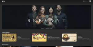 apple tv homepage