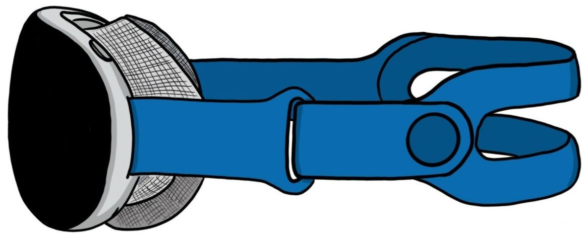 apple mixed reality headset mockup LI