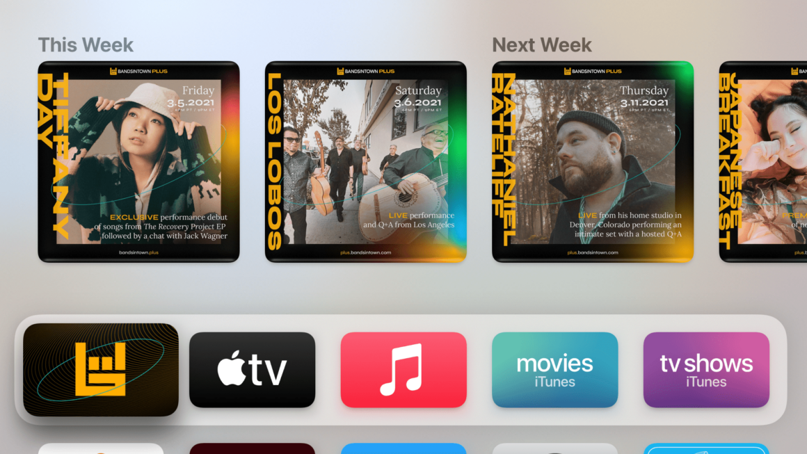 0d819bc4 bandsintown plus apple tv app store screenshot