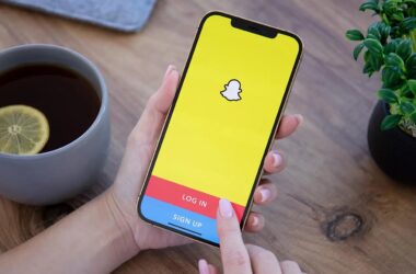 Snapchat Splash Screen.