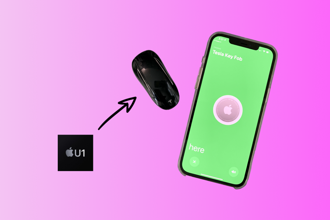 AirTag Tesla Key Fob