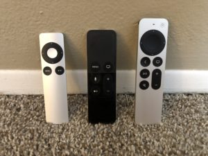 Apple TV remotes scaled