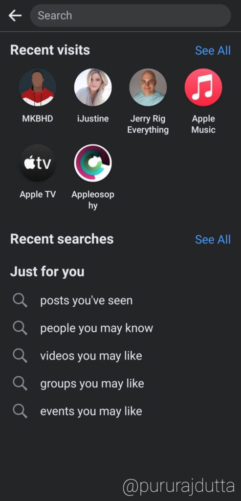 New Search Interface