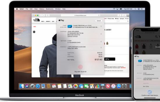 macos mojave ios12 iphone x safari applepay