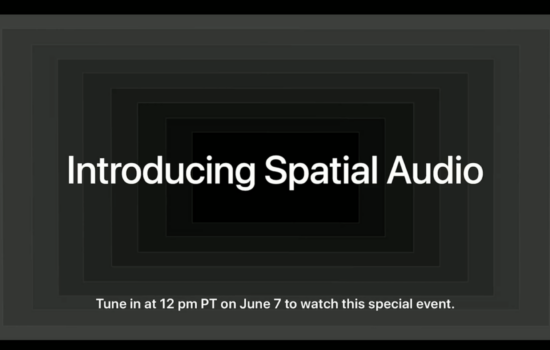 spatial audio event