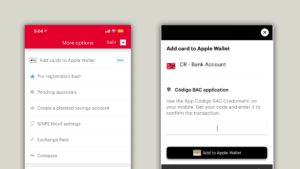 Apple Wallet BAC Credomatic testing