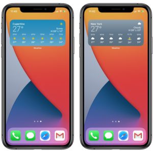 Edit Weather Widget Location on iPhone