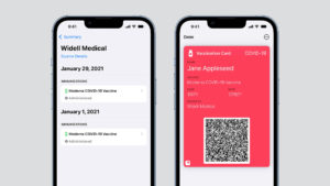 COVID-19 vaccine card support now available in iOS 15.1 beta