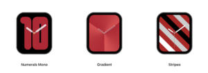Apple Watch RED watchfaces