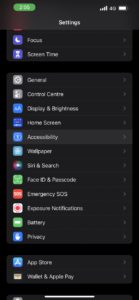 Accessibility Setting