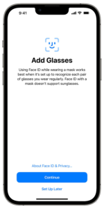 iPhone 13 Pro Max Add Glasses