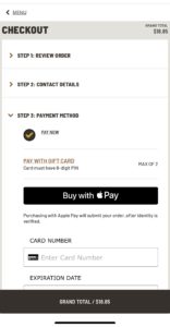 BWW Apple Pay