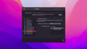 macOS Sharing Options 1