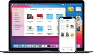 macos big sur ios 14 iphone 12 pro macbook air icloud drive desktop documents hero