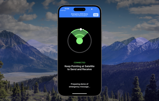 Emergency SOS Via Satellite