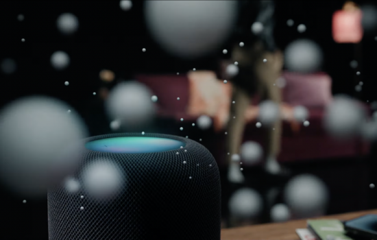 Apple HomePod 2nd Generation still from promotional video.