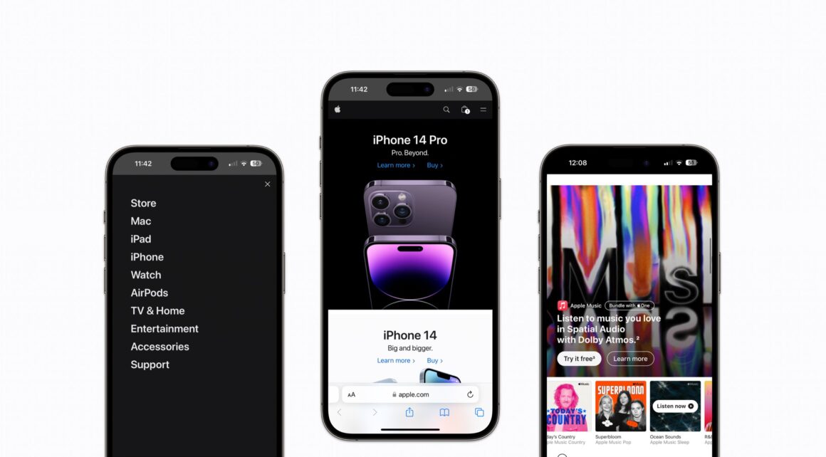 Apple Website Redesign