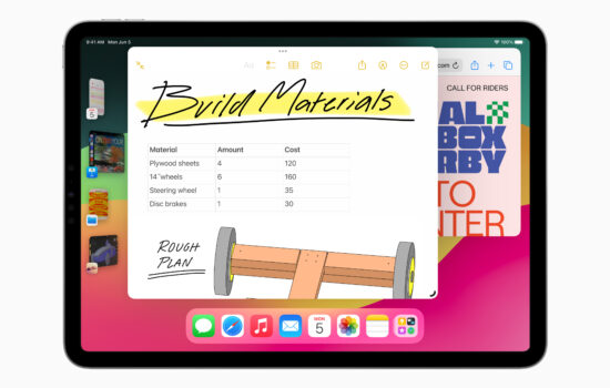 iPadOS Stage Manager