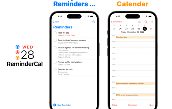 ReminderCal App