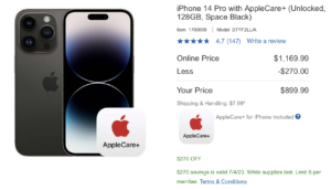 iPhone 14 Pro Costco