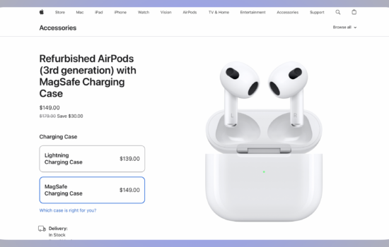 Refurbished AirPods