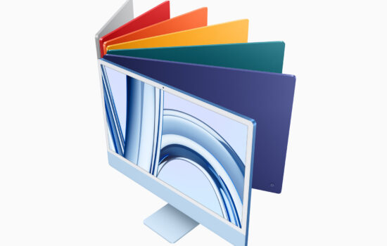 iMac in its array of seven colors