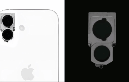 Alleged Image of Chassis for iPhone 16's Camera Layout