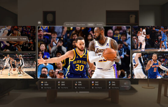 NBA App on Vision Pro