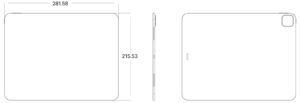CAD dimensions for upcoming 12.9-inch iPad Pro