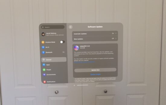 visionOS 2.3.2 for Apple Vision Pro